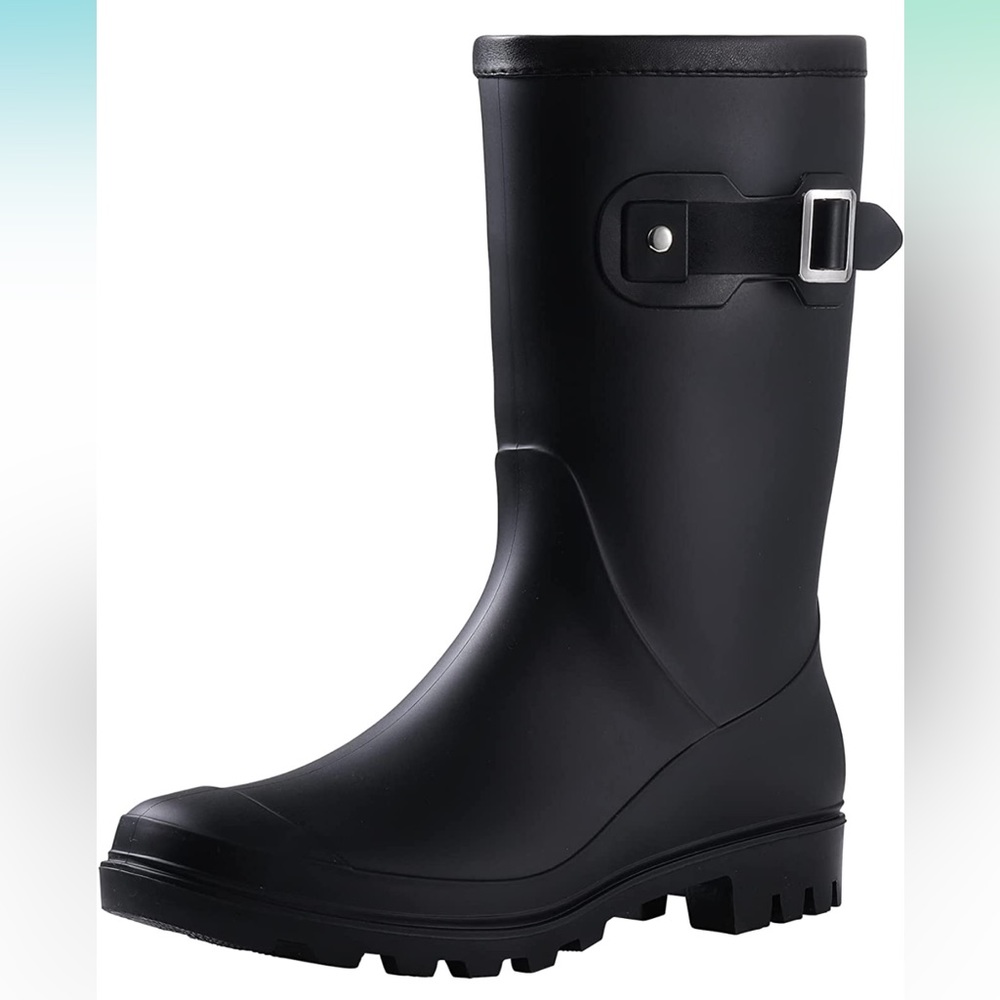 Classic Black Rainboots